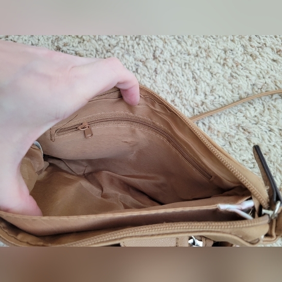 Camden pink and white gingham cross body purse - Picture 6 of 12